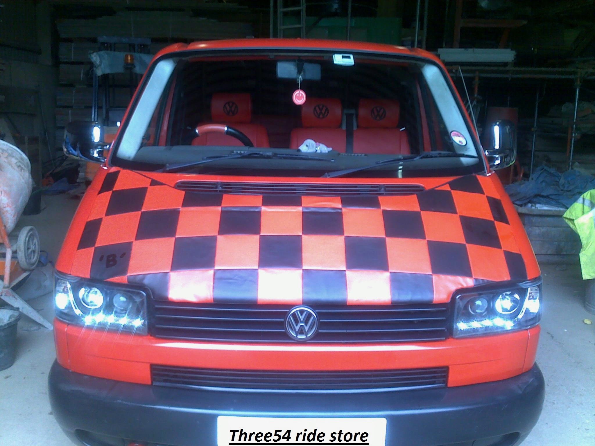 Custom hand stitched check Bonnet Bras for Volkswagens